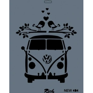 Rich New Seri N-404 Stencil 35x25 cm