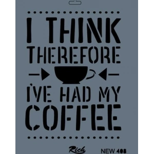 Rich New Seri N-408 Stencil 35x25 cm