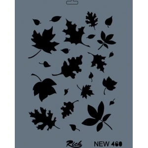 Rich New Seri N-460 Stencil 35x25 cm