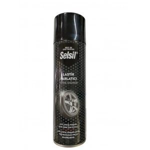 Selsil Lastik Parlatıcı Sprey 500 ml