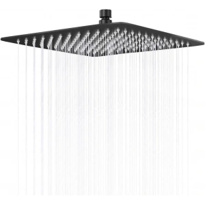 SQUARE 25X25 cm 304 PASLANMAZ KROM SİYAH BAŞLIK