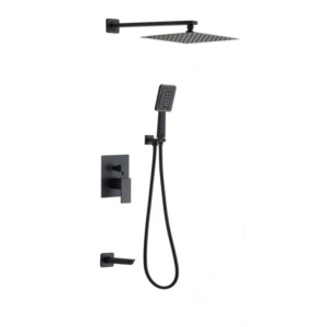 SQUARE ANKASTRE DUŞ SETİ (SİYAH)