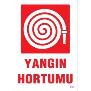 Yangın Hortumu Uyarı Levhası 25x35 KOD:864