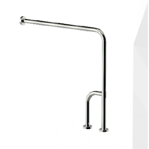 YERDEN DUVARA BASTON AYAKLI TUTUNMA BARI - Q32 (SS 304 PASLANMAZ)