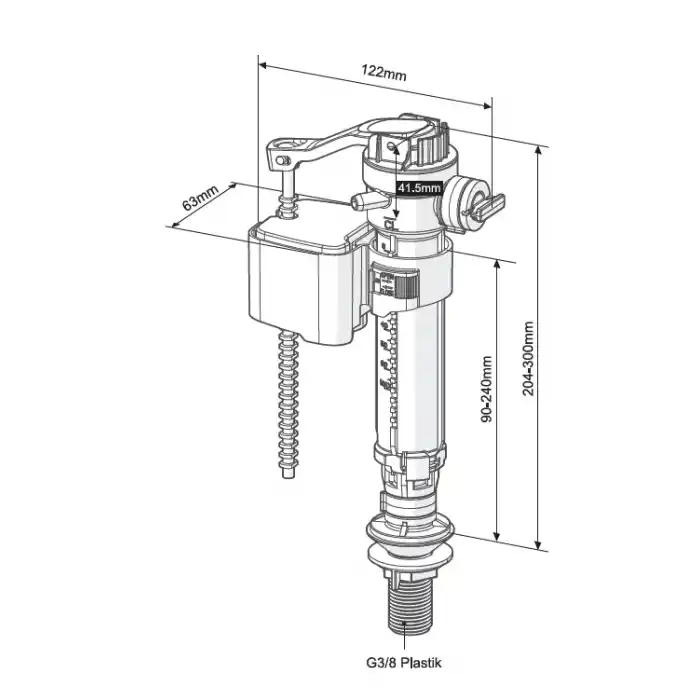 2WAYFİLL SERAMİK REZERVUAR DOLDURMA GRUBU