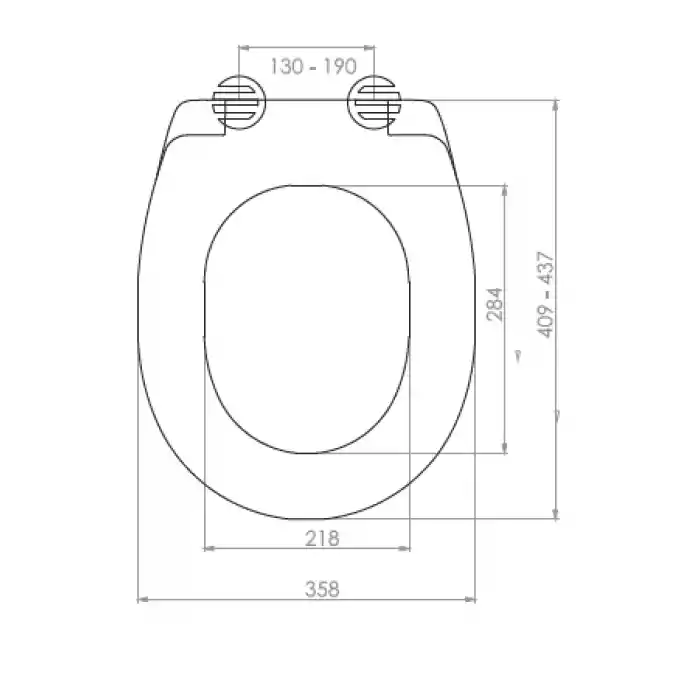 NKP - ABS AKDENİZ KLOZET KAPAĞI (ÖZEL MENTEŞE GRUBU - ALTTAN SIKMALI)