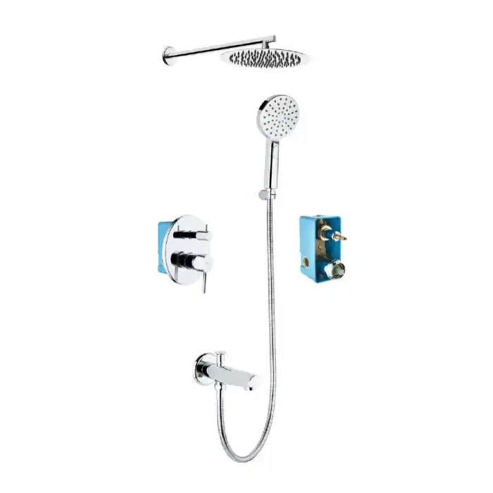 ANKASTRE BANYO TAKIMI YUVARLAK ( 2 YÖNLÜ )