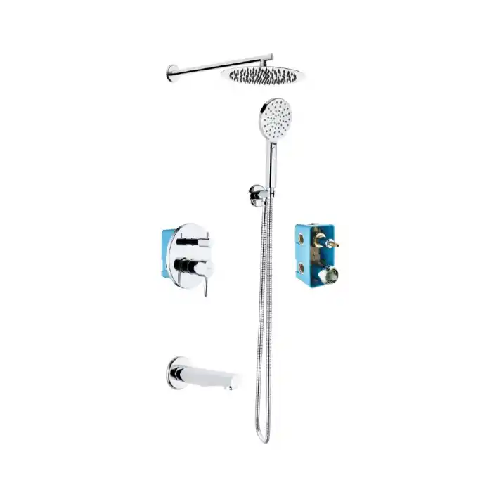 ANKASTRE BANYO TAKIMI YUVARLAK ( 3 YÖNLÜ )