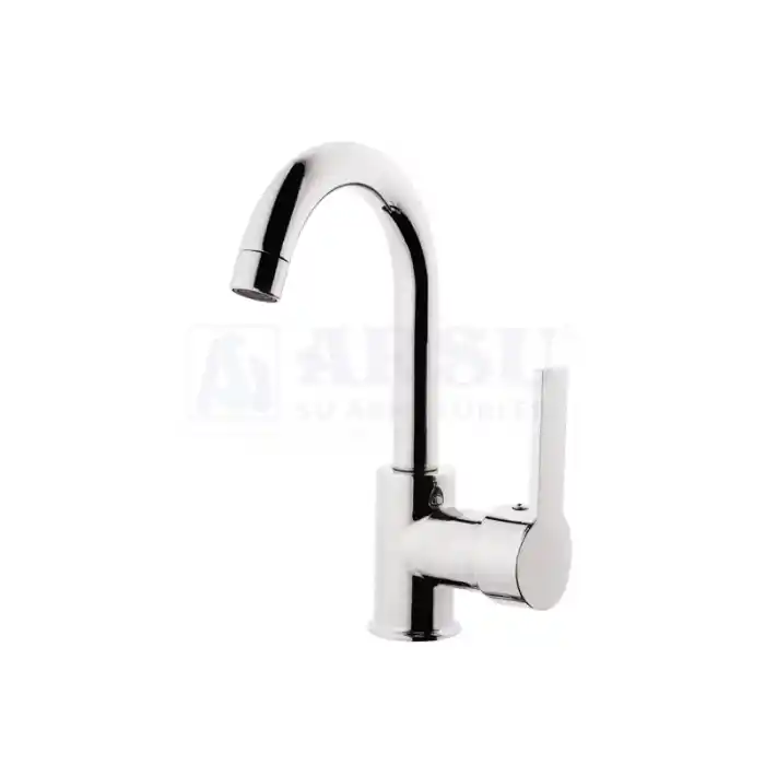 ARSU - SİLVER MİX KUĞU LAVABO BATARYASI ( Q35 LIK - DELTA KOL )