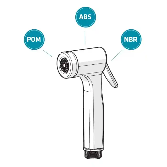 CONSOLATUS PVC HORTUMLU TAHARETMATİK (SİYAH)