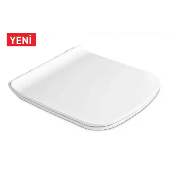 NKP - DIAMOND KLOZET KAPAĞI (YAVAŞ KAPANAN - METAL MENTEŞELİ - ÜSTTEN SIKMALI)