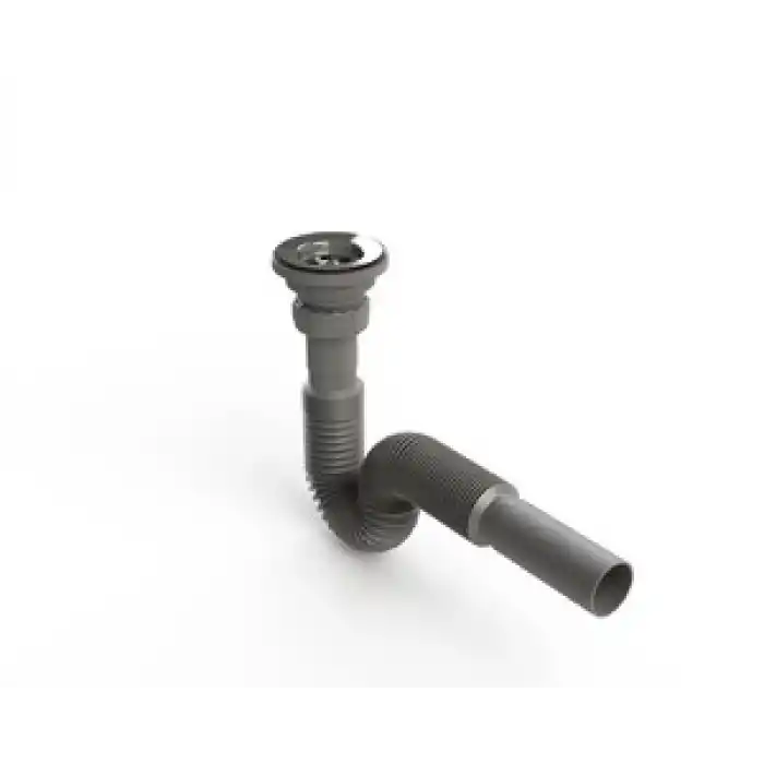 DONAU - LÜX GRİ KÖRÜKLÜ LAVABO / EVYE SİFONU (Ø32)