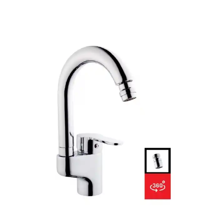 EGE MİX KUĞU LAVABO BATARYA ( OYNAR PERLATÖR - Q40 KARTUŞ - TS EN 817 )