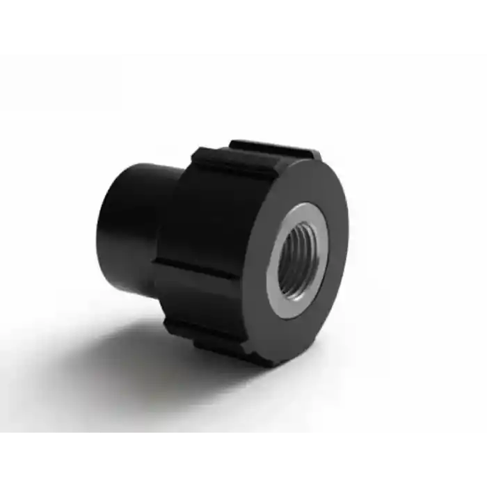 EGE YILDIZ - 25X3/4 MM EGETHERM DİŞİ ADAPTÖR İÇ DİŞLİ NİPEL SİYAH PN25