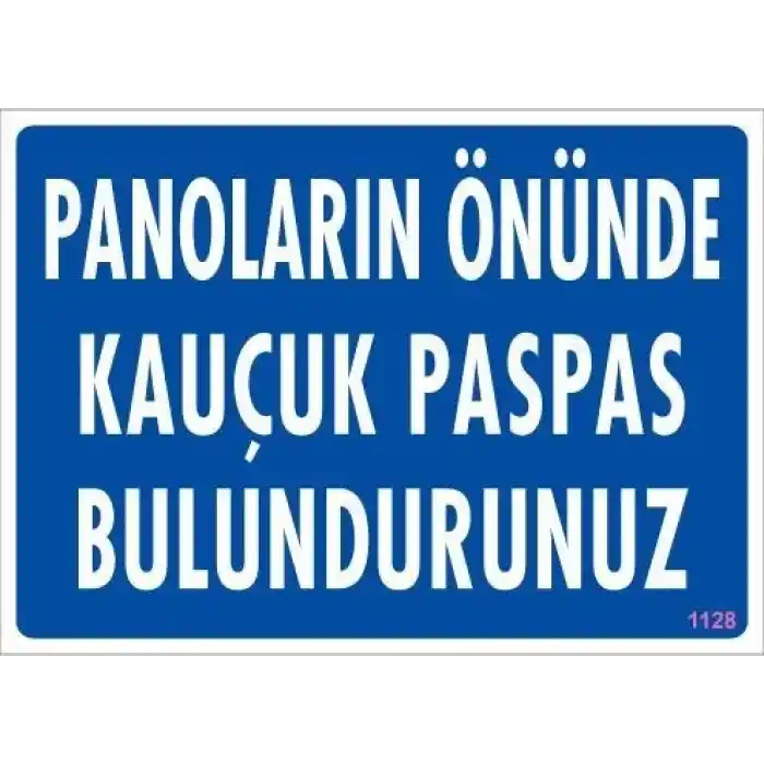 Elektrik Panosu Levhası 25x35 KOD:1128