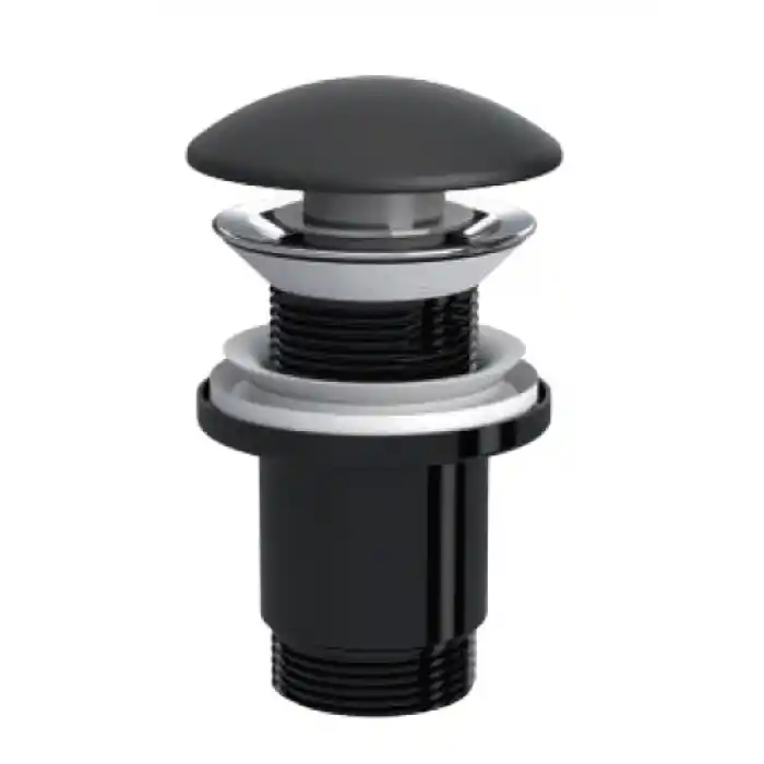 ELIXIR POP UP - SERAMİK BAŞLI MAT SİYAH  (TAŞMA DELİKSİZ - ABS GÖVDE)