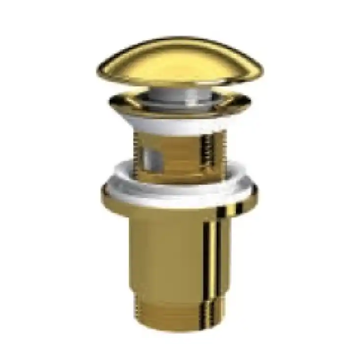 ELIXIR POP UP - SERAMİK BAŞLI PARLAK ALTIN (TAŞMA DELİKLİ - ABS GÖVDE)