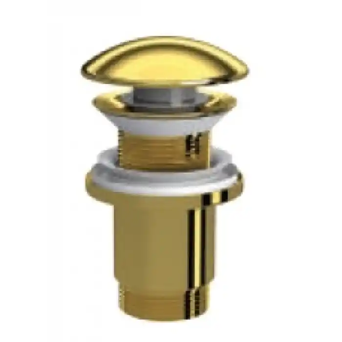 ELIXIR POP UP - SERAMİK BAŞLI PARLAK ALTIN (TAŞMA DELİKSİZ - ABS GÖVDE)