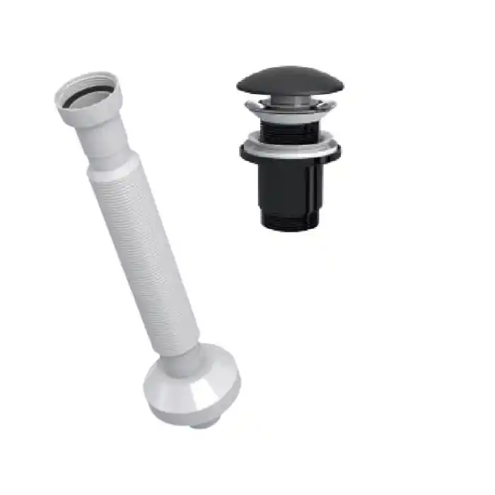 ELİXİR PUP - UP KÖRÜKLÜ SET (MAT SİYAH- SERAMİK BAŞLIK - TAŞMA DELİKSİZ)