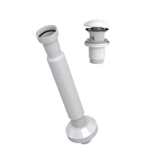 ELİXİR PUP - UP KÖRÜKLÜ SET (PARLAK BEYAZ - SERAMİK BAŞLIK - TAŞMA DELİKLİ)