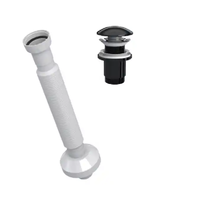 ELİXİR PUP - UP KÖRÜKLÜ SET (PARLAK SİYAH - SERAMİK BAŞLIK - TAŞMA DELİKSİZ)