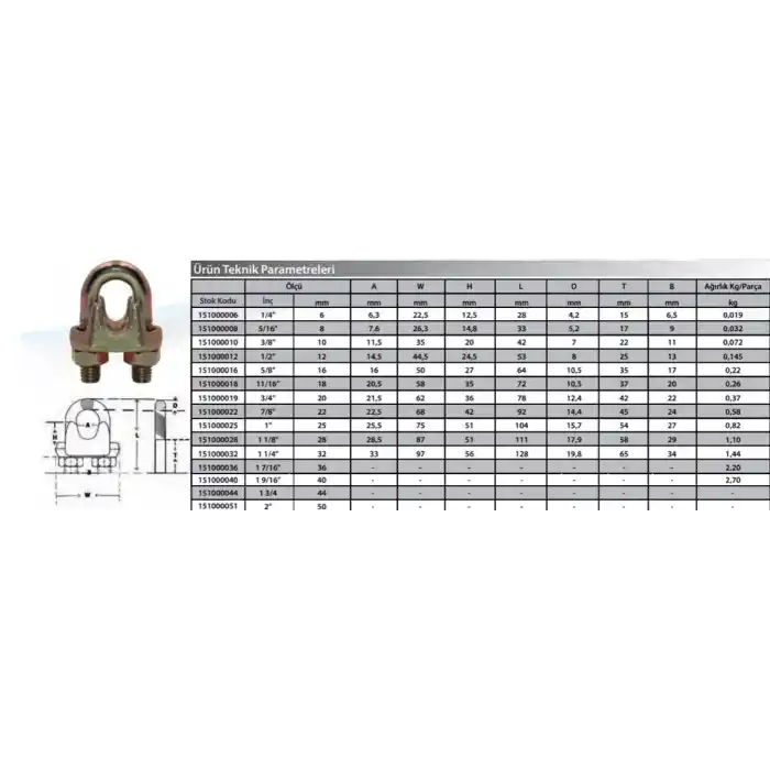 Ennalbur M20 Klemens ( 2 Adet )
