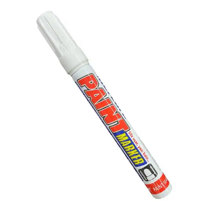 Ennalbur Mercure Paint Marker Beyaz Bilyalı Kalem