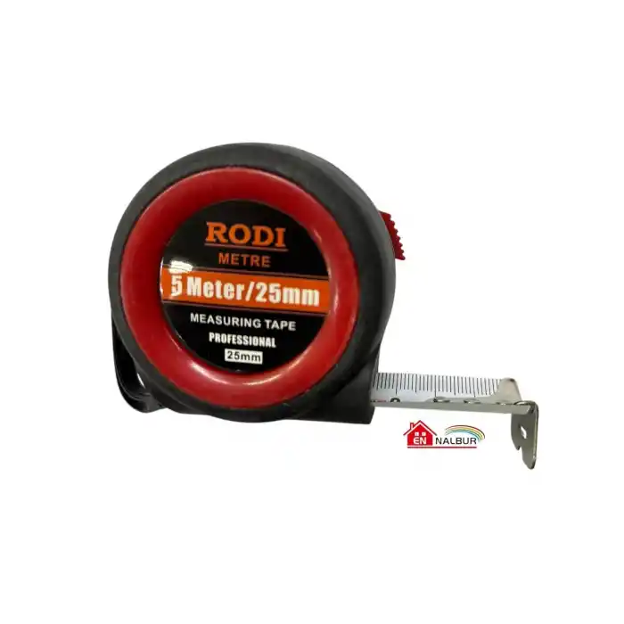 Ennalbur Rodi Şerit Metre 5 Metre 25 mm