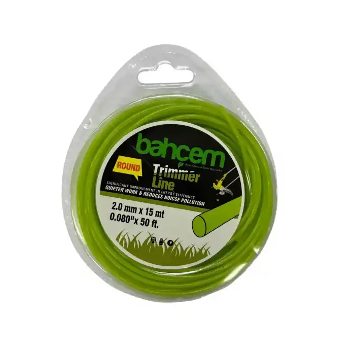 Ennalbur Trimmer Line Yuvarlak Misina 2 mm 15 Metre