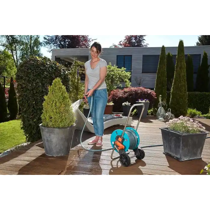 Gardena 18502-20 Hortum Arabası CleverRoll S Set