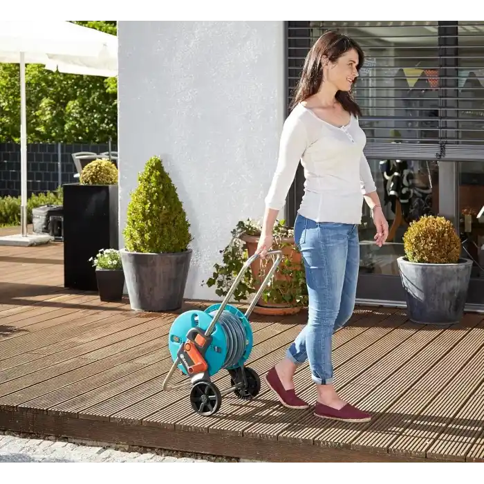 Gardena 18502-20 Hortum Arabası CleverRoll S Set
