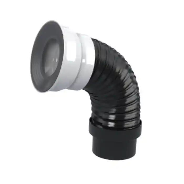 GÖMME REZERVUAR KÖRÜKLÜ PİS SU ÇIKIŞ BORUSU (Q90 X 180 mm)