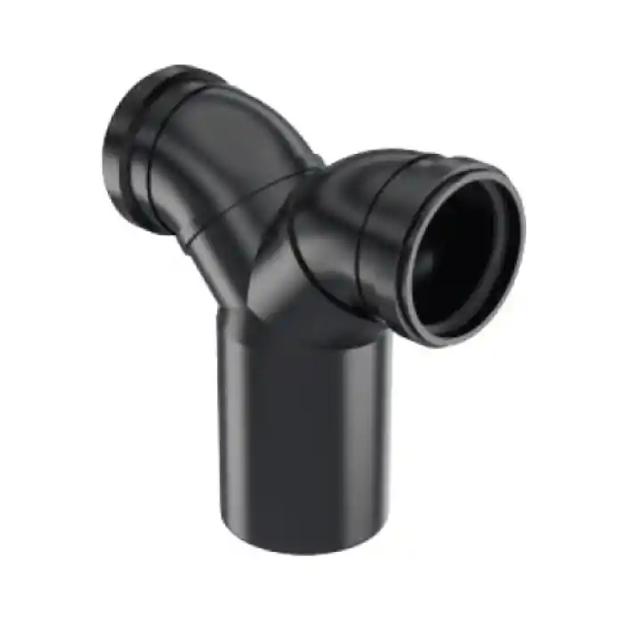 GÖMME REZERVUAR PİS SU ÇATAL DİRSEĞİ (Q90-90-110 X 260 mm)