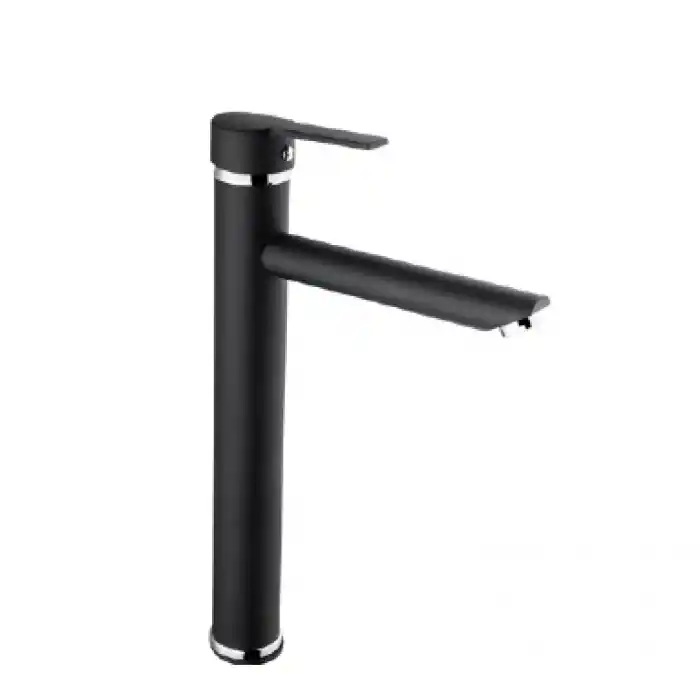 GÖNEN ÇANAK LAVABO BATARYASI SİYAH