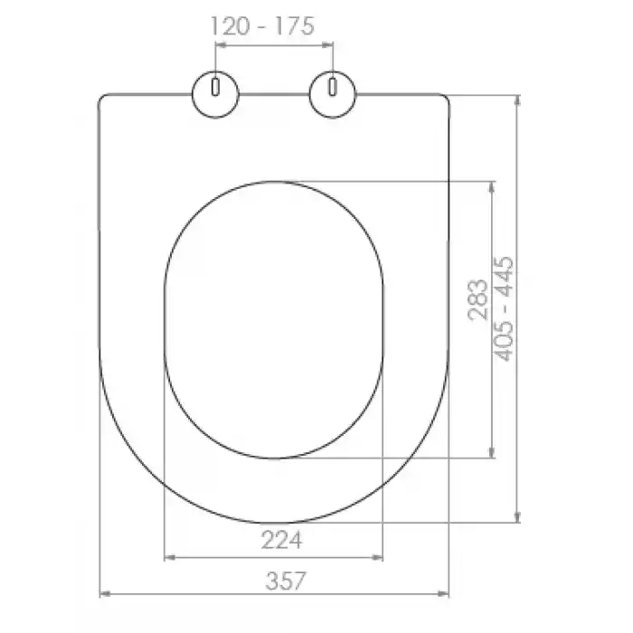 NKP - GRANDE KLOZET KAPAĞI (YAVAŞ KAPANAN - ÜSTTEN SIKMALI)