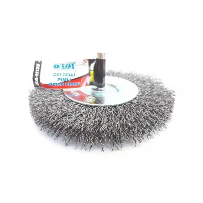 Hawk HA11135 Pimli Gri Tel Daire Fırça 100x10 mm