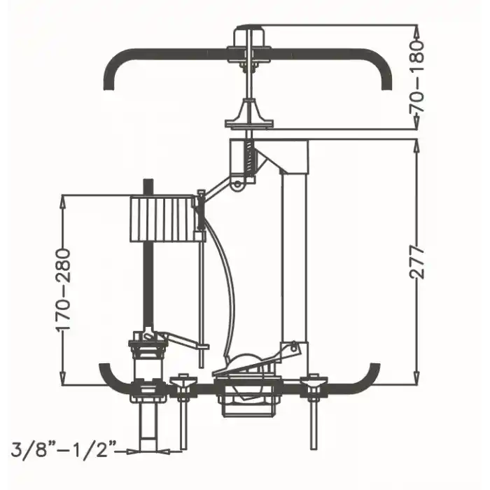 JAPAR - Anadolu Basmalı İç Takım (krom basma butonu - kutulu)