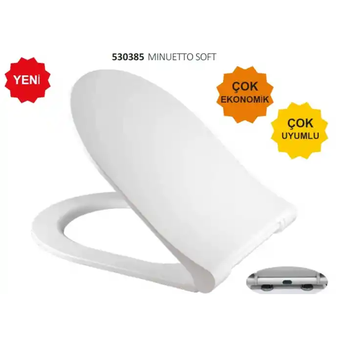 JAPAR - Minuetta Klozet Kapak Duroplast ( Yavaş Kapanan )