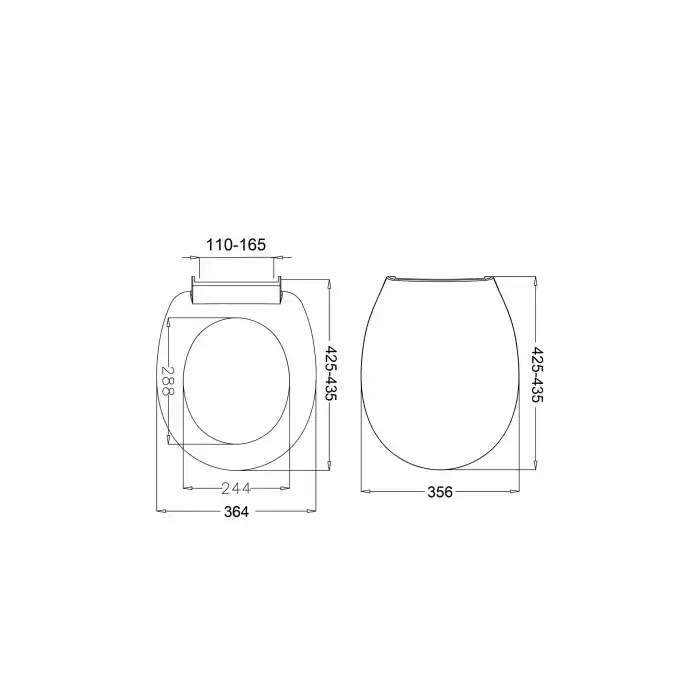 JAPAR - Ocean Klozet Kapak Polipropilen