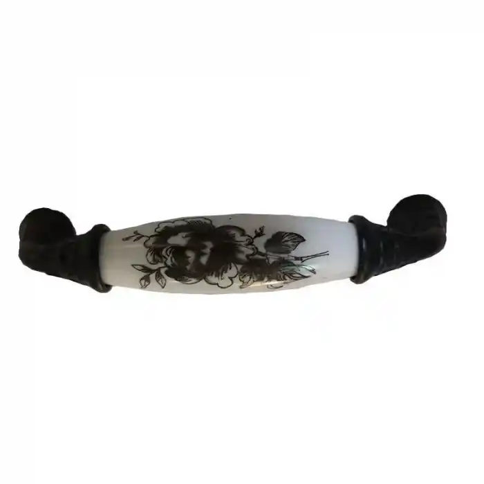 Klasik Silindir Kulp Mat Siyah 128 mm