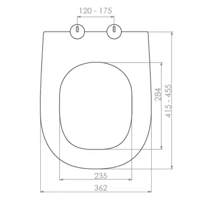 NKP - MADRE KLOZET KAPAĞI (YAVAŞ KAPANAN - ÜSTTEN SIKMALI)