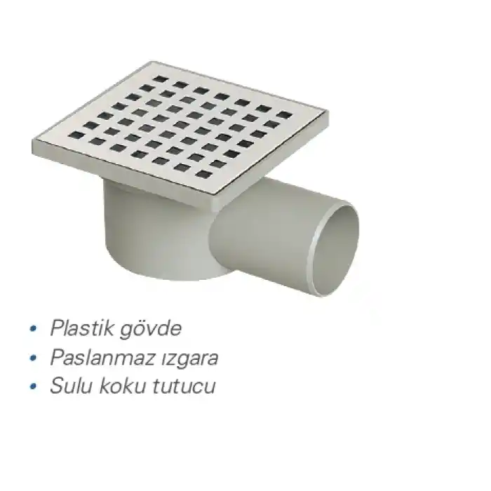 MAXİFLOW - LINE 10X10 70 LİK YANDAN YER SÜZGECİ