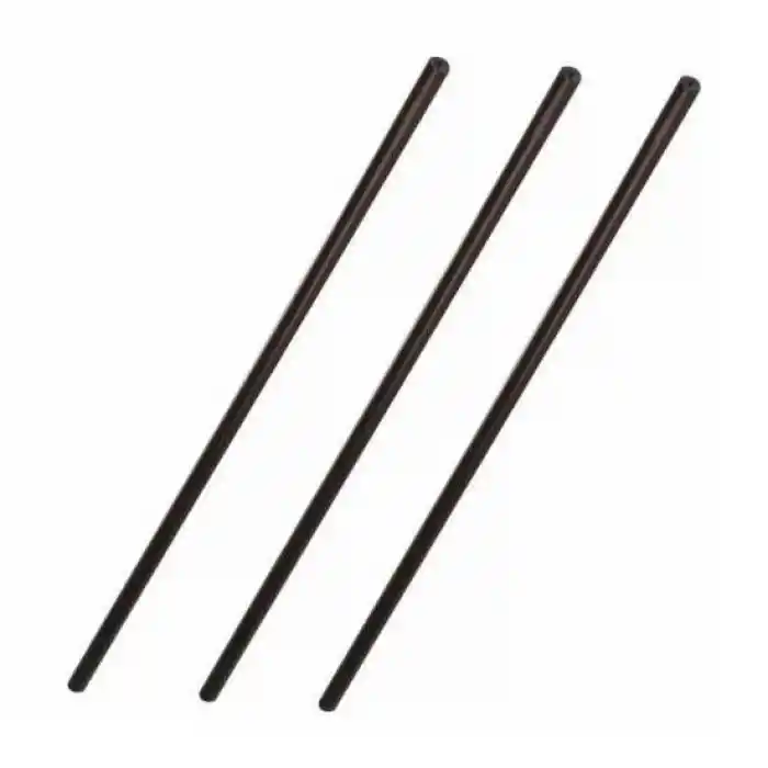 Mum Sıcak Silikon Siyah 6,2 mm  30 Cm 3 Adet
