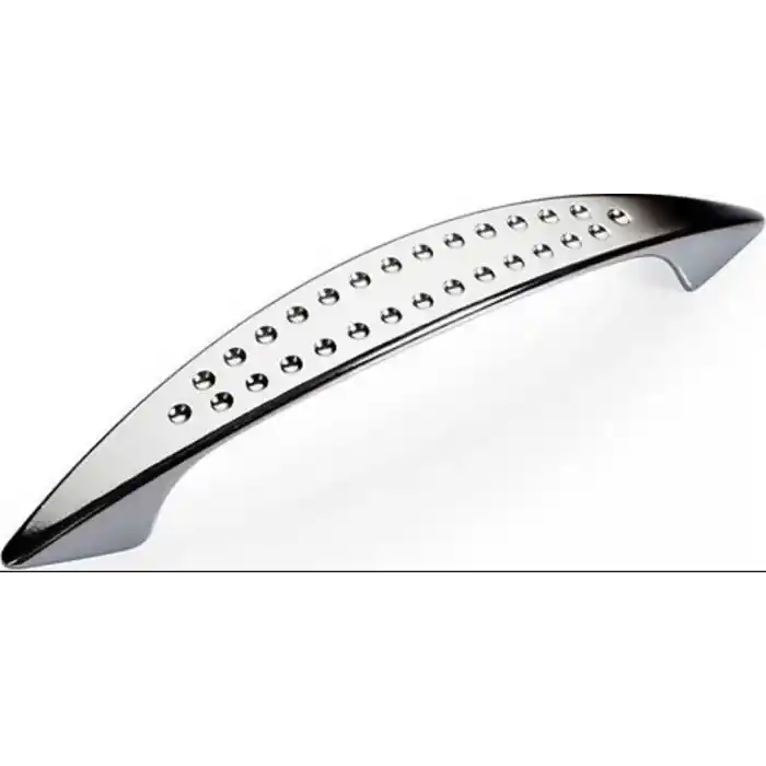 Noktalı Dolap Çekmece Kulpu 96 mm Krom