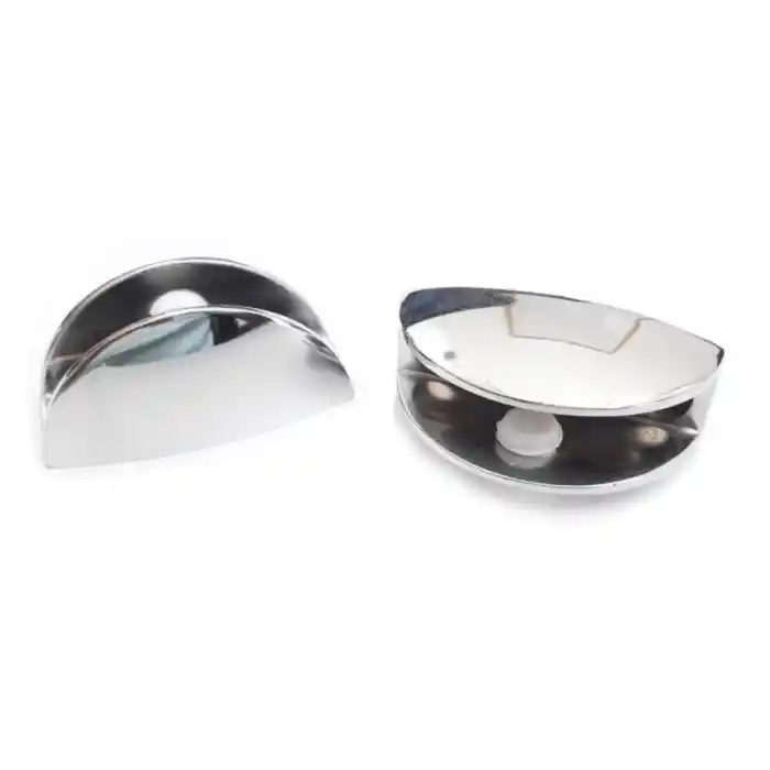 Oval Krom Etejer Camı Tutucu Takımı