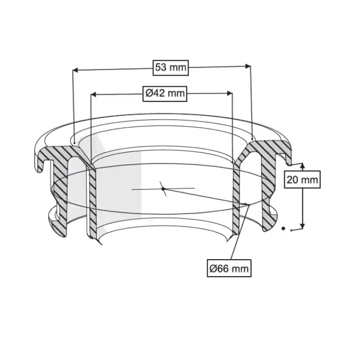 PİSUVAR TEMİZ SU GİRİŞ CONTASI TİP2 - Q65-42