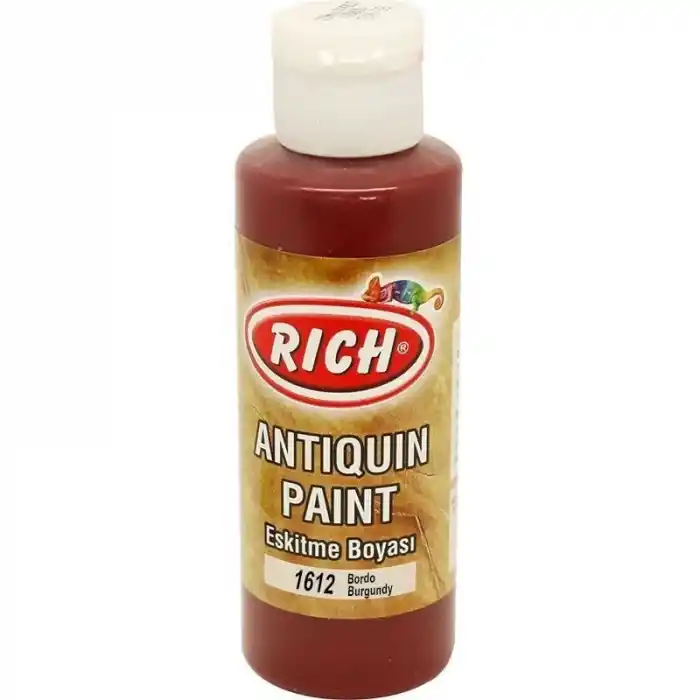 Rich 1602 Bordo 120 ml Eskitme Ahşap Boyası