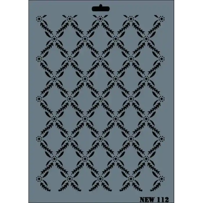 Rich New Seri N-112 Stencil 35x25 cm