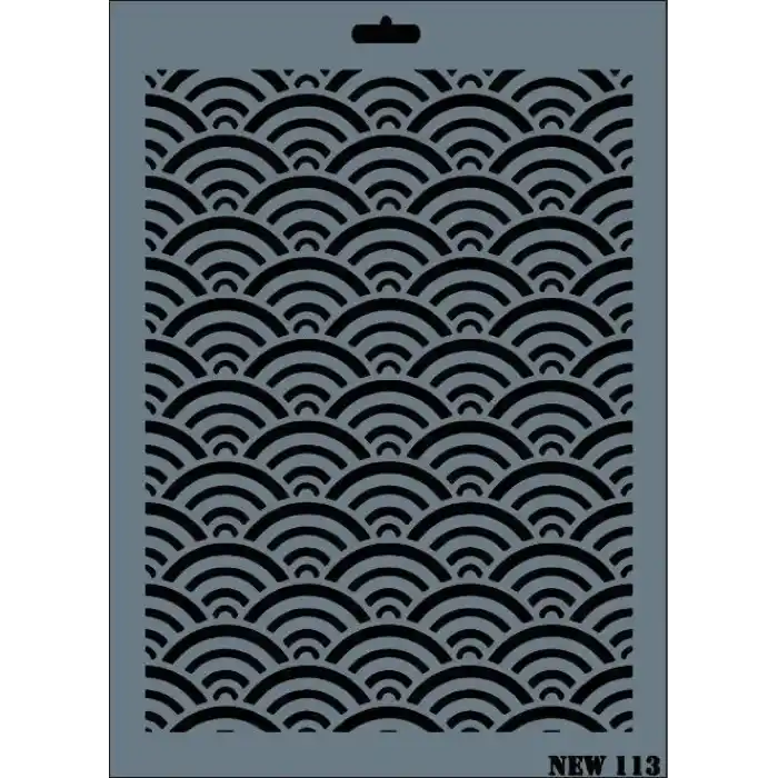 Rich New Seri N-113 Stencil 35x25 cm
