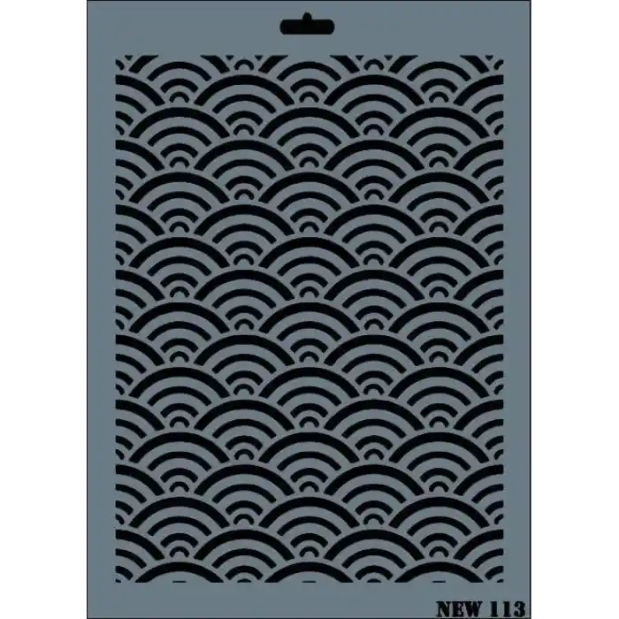 Rich New Seri N-113 Stencil 35x25 cm